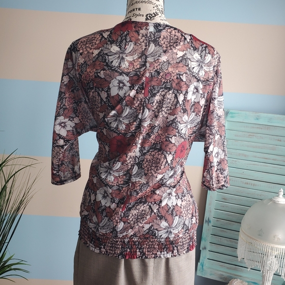 Maurices Floral Blouse - Picture 5 of 7
